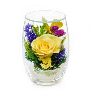 "NaturalFlowers" Арт: RmiM-01 цветы в стекле